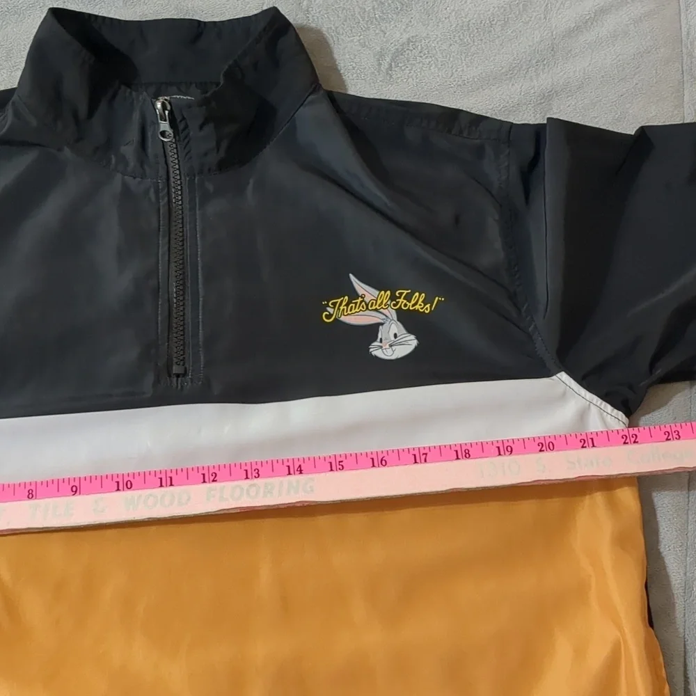 Looney tunes windbreaker size Large Juniors - Picture 6 of 9